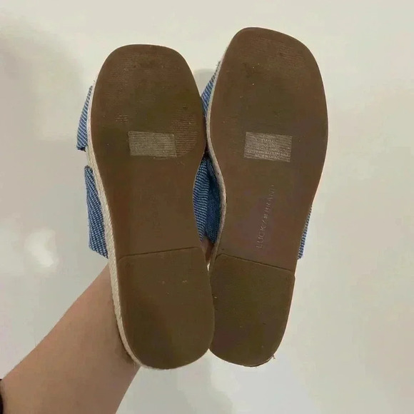 LUCKY BRAND ESPADRILLE GREENLY TEXTILE SANDALS SIZE 8 - Picture 5 of 5